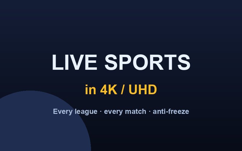 BenTV live sports streaming in 4K